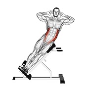 bočni nagib 45° — fitness vježba
