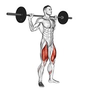duboki čučanj sa šipkom — fitness vježba
