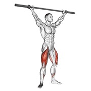 overhead čučanj sa šipkom — fitness vježba