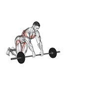 izvaljivanje sa šipkom — fitness vježba