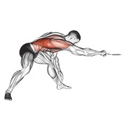 povlačenje s rotacijom na sajli — fitness vježba