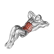 trbušnjak na podu — fitness vježba