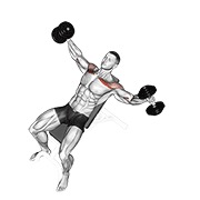 bučice disanje na pozitivnoj klupi — fitness vježba