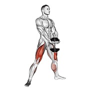 pliometrijski čučanj s bučicama — fitness vježba