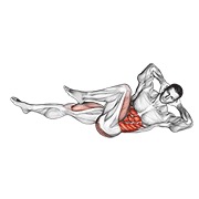lakat do koljena — fitness vježba
