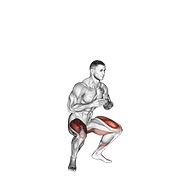 skok iz čučnja — fitness vježba