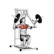 potisak za prsa na spravi — fitness vježba