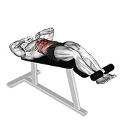 negativni crunch — fitness vježba