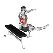 jednoručni dip — fitness vježba
