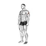 istezanje stražnjeg deltoida — fitness vježba