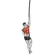 penjanje uz uže — fitness vježba