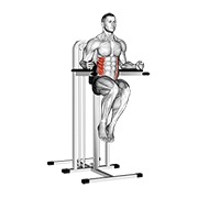 bočni kuk (na paralelnim šipkama) — fitness vježba