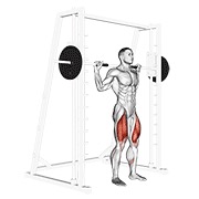 čučanj na Smith spravi — fitness vježba