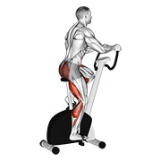 hodanje na sobnom biciklu — fitness vježba