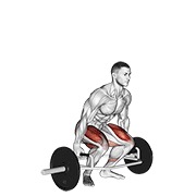 mrtvo dizanje trap šipkom — fitness vježba