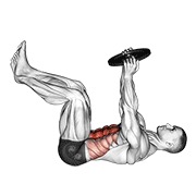crunch s opterećenjem — fitness vježba