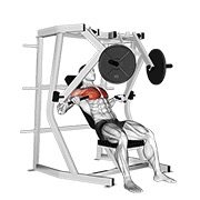 silazni potisak za prsa na spravi — fitness vježba