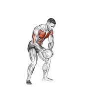 potisak medicinke s prsa s ispuštanjem u trku — fitness vježba