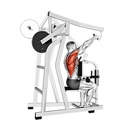 jednoručno bočno visoko veslanje na spravi — fitness vježba