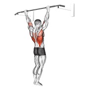 stražnje povlačenje širokim hvatom — fitness vježba