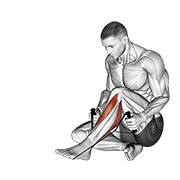 istezanje stražnjeg tibijalisa — fitness vježba