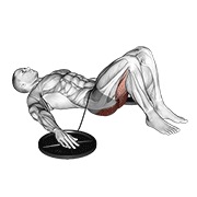podizanje kukova s trakom — fitness vježba