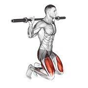 klečeći skok čučanj — fitness vježba