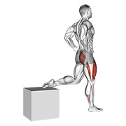 jednonožni čučanj — fitness vježba