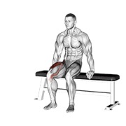 istezanje s ispruženom nogom na stolici — fitness vježba