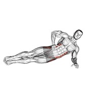 bočni most s abdukcijom kuka — fitness vježba