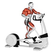 hodanje na eliptičnom trenažeru — fitness vježba