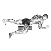 istezanje kukova na valjku — fitness vježba