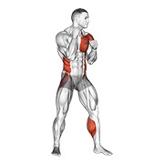 lijevi kroše, boks — fitness vježba