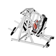 izmjenični potisak nogama na spravi — fitness vježba