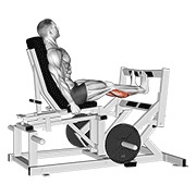 potisak listovima na spravi — fitness vježba