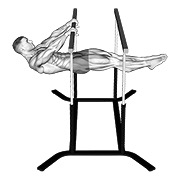 front lever — fitness vježba