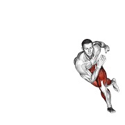 skokovi klizača — fitness vježba