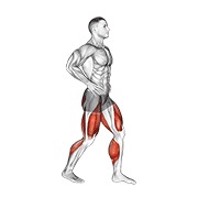 skijaški korak — fitness vježba